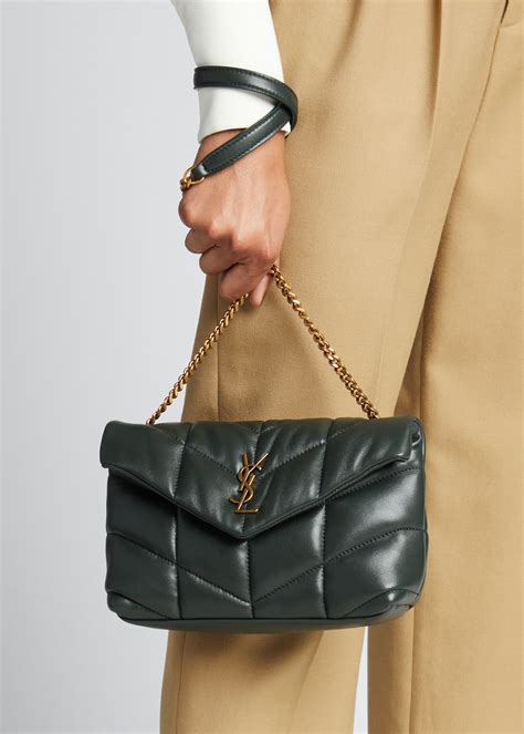 ysl puffer crossbody|Medium Loulou Puffer Quilted Leather Crossbody Bag.